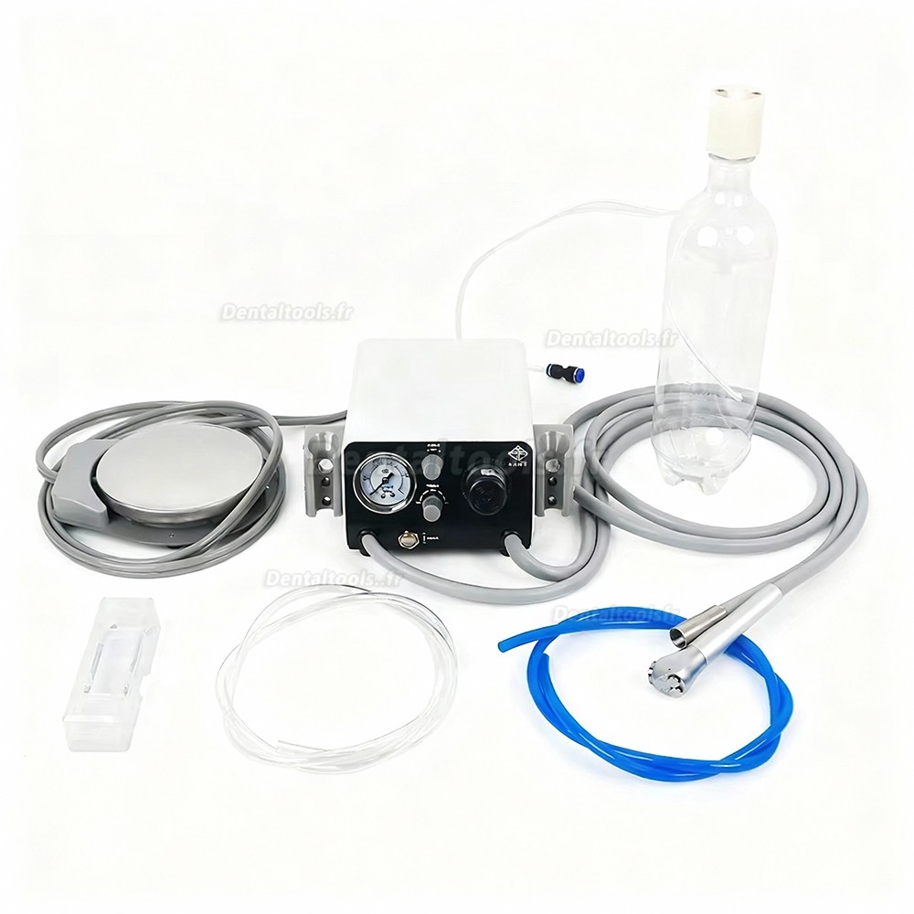 JG-237 unit&eacute; turbine dentaire portable avec seringue 3 voies compatible compresseur d'air